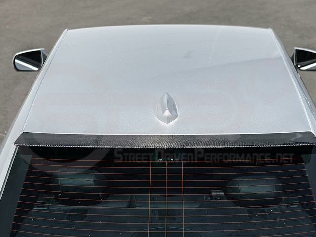 2013-2018 Cadillac ATS ATS-V Sedan Carbon Fiber Rear Roof Top Window Spoiler